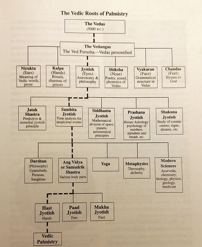 harta radacinilor chiromantiei